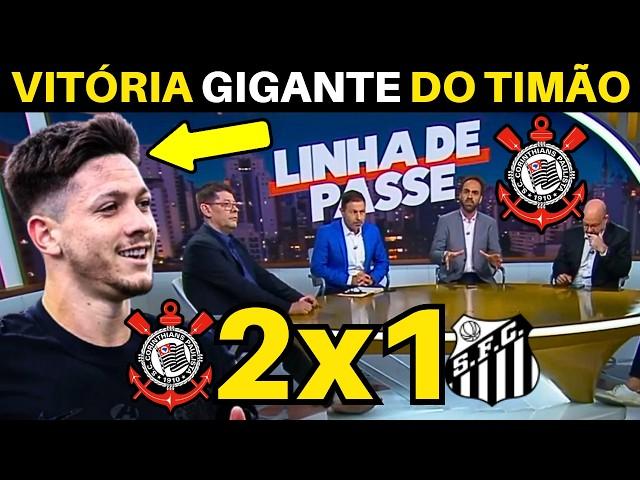 PÓS JOGO! CORINTHIANS BATE O SANTOS E VAI PRA FINAL DO PAULISTÃO.