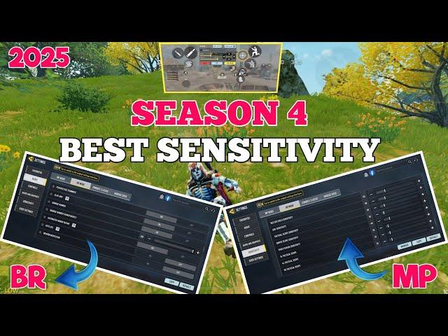 Best PRO Sensitivity Settings in CODM! | 4 Finger Claw | codm br settings | call of duty mobile