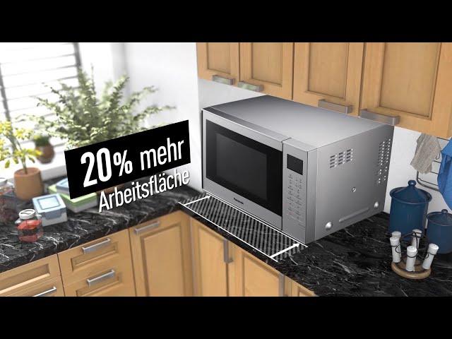 Platzsparende Kombi-Mikrowelle mit Grill und Heißluft NN-CT57 silber | Panasonic Produktvorstellung