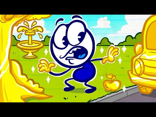 "I Wanna Gold Your Hand" | Pencilmation Compilation | Animated Cartoons