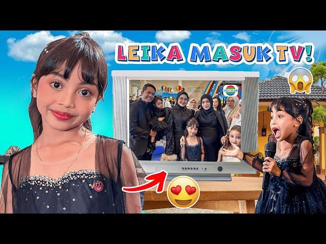 LEIKA FIRST LIVE SINGING PERFORMANCE ON TV DURING CELEB'S BIRTHDAY PARTY  FUNNY KIDS REACTION