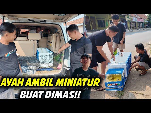 AMBIL MINIATUR TRUK DIMAS BARENG @OmIRULexplor  GEDE BANGET!!