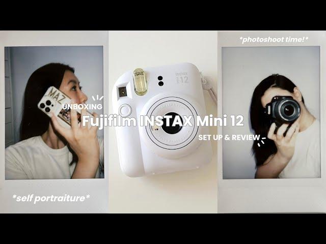 Fujifilm Instax Mini 12 (Clay White) Unboxing + Set up + Review