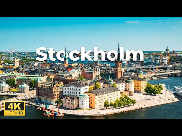 Watch Stockholm, Sweden in 4K Video Ultra HD with Relaxing Music