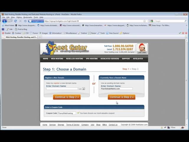 Hostgator Discount Code - Hosting only 1 cent for the 1st month