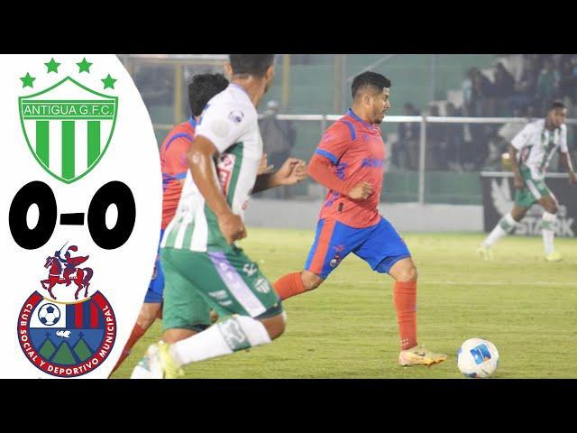 Antigua GFC vs Municipal 0-0 RESUMEN | Apertura 4rtos -IDA