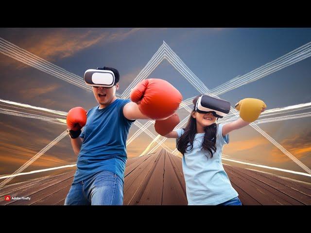 Is Boxing Coach VR the FUTURE of Fitness  The Xmandre Dimple Family REACTS! ️