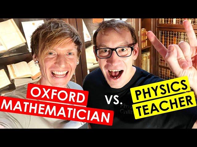 Oxford Mathematician Challenges Physics Teacher to A Level Maths Exam