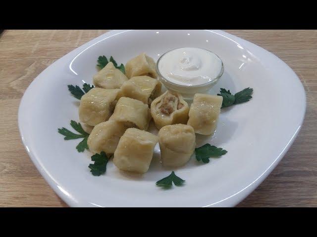 ЛЕНИВЫЕ ПЕЛЬМЕНИ - САМЫЙ БЫСТРЫЙ и ПРОСТОЙ способ лепки пельменей!!! Рецепт Ленивых Пельменей!!!