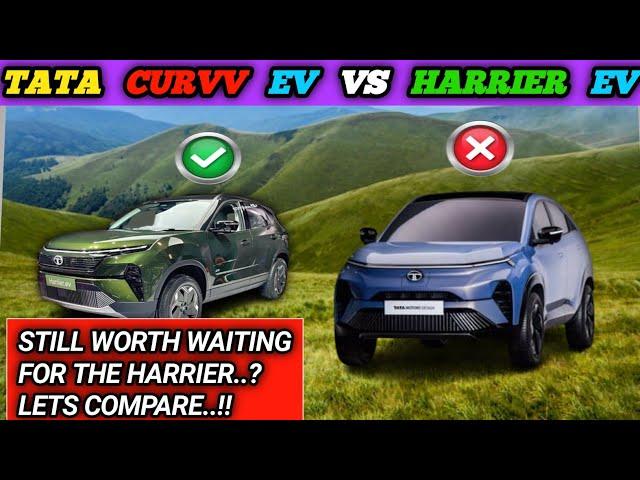 Tata Harrier EV VS Tata Curvv EV | Comparison in 2024 |