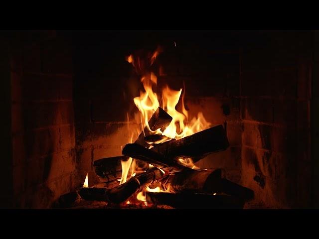 David Foster & Katharine McPhee - Blue Christmas |  Cozy Fireplace Yule Log Video HD