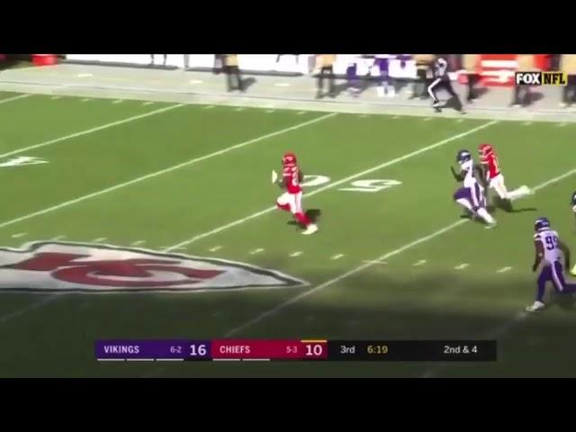 Damien Williams 91 yard td chiefs vs Vikings