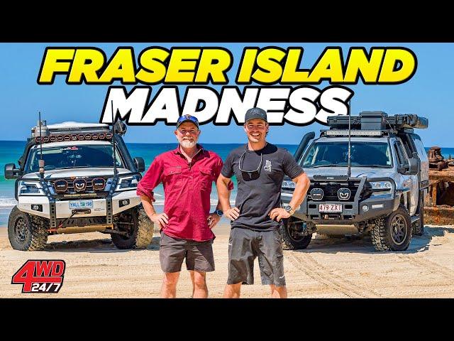 FRASER ISLAND AT ITS BEST! Shauno's 200 vs Graham's Y62 - insane tailor fishing & Ngkala Rocks fails