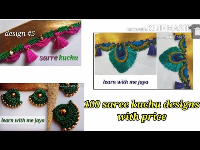 100 saree kuchu designs  with price .learn with me jaya .