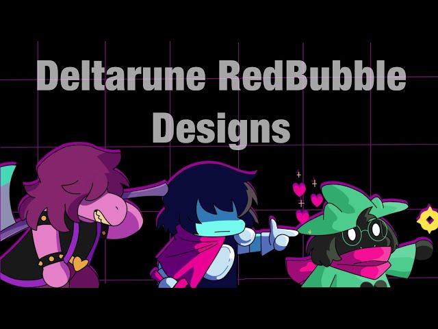 Deltarune RedBubble Designs [SPEEDPAINT]