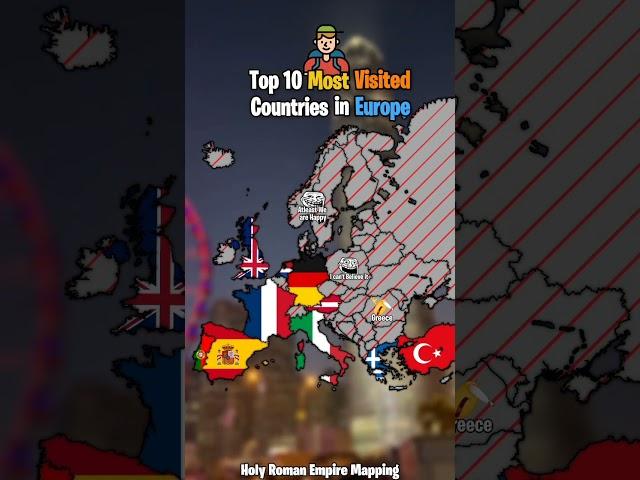 Top 10 Most Visited Countries in Europe #europe #geography #mapping #history