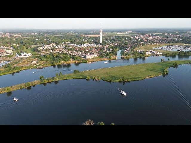 Maasplassen von oben