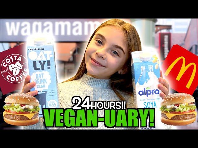 EATING ONLY VEGAN FOOD *for 24 HOURS