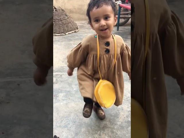 Hafsa jumping ko chump bol rhi #cutebaby #childrenactivities #kidsplaying #baby