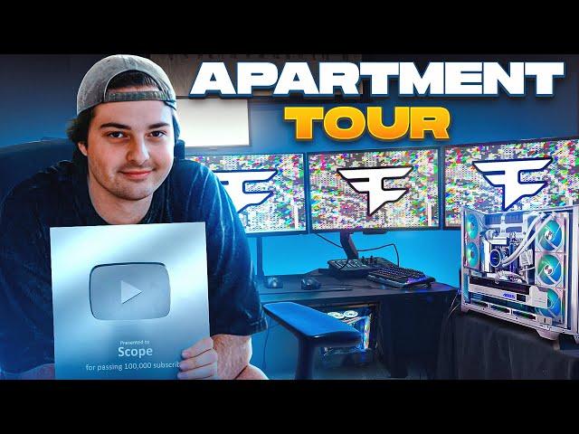 MY NEW 2025 GAMING SETUP + APARTMENT TOUR!!