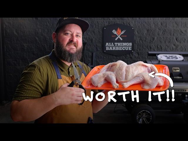 How to Spatchcock Turkey | Chef Tom X All Things Barbecue