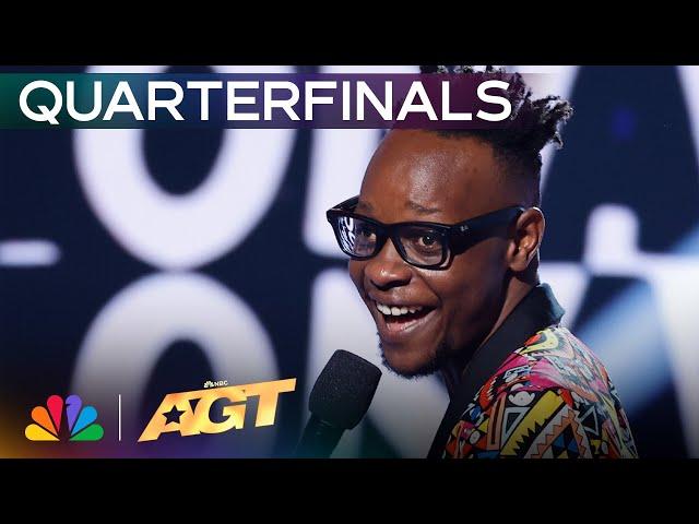 Comedian Learnmore Jonasi Makes The Crowd Cry From LAUGHTER! | Quarterfinals | AGT 2024