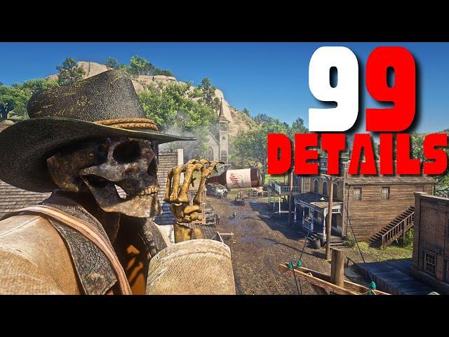 99 Amazing Details and Secrets you might not know - Red Dead Redemption 2