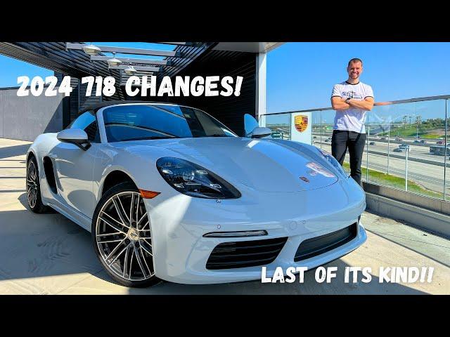 2024 Porsche 718 Cayman and Boxster Changes! The Final Year for the Internal Combustion Engine?!