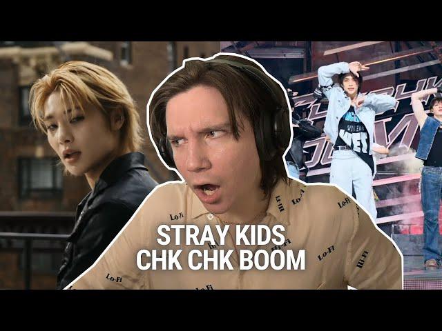 DANCER REACTS TO Stray Kids "Chk Chk Boom" M/V & Choreography Fancam