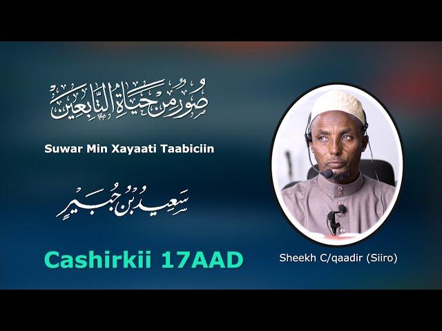 SACIID IBNU JUBAYR Suwar min xayaati TAABICIIN C-17 | Sh.C/qaadir Siiro