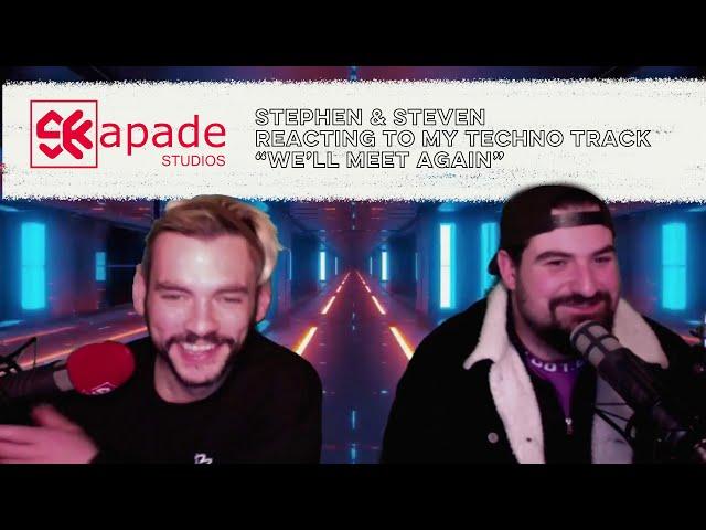 SKAPADE STUDIOS react to my latest Techno track