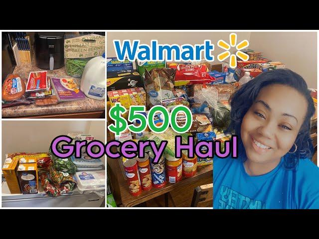 HUGE $500 Walmart Grocery Haul | January 2024