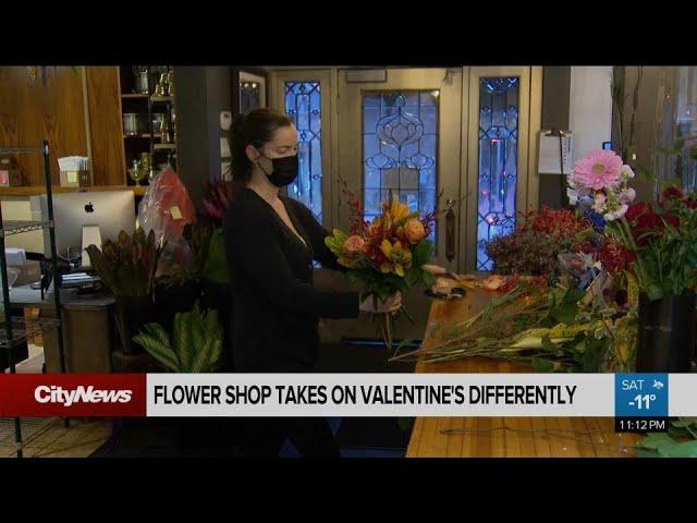 Flower shop takes on St. Valentine's Day differently