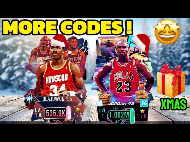 nba 2K mobile codes  More Christmas Codes are Coming! Olajuwon & Micheal Jordan Code #nba2kmobile