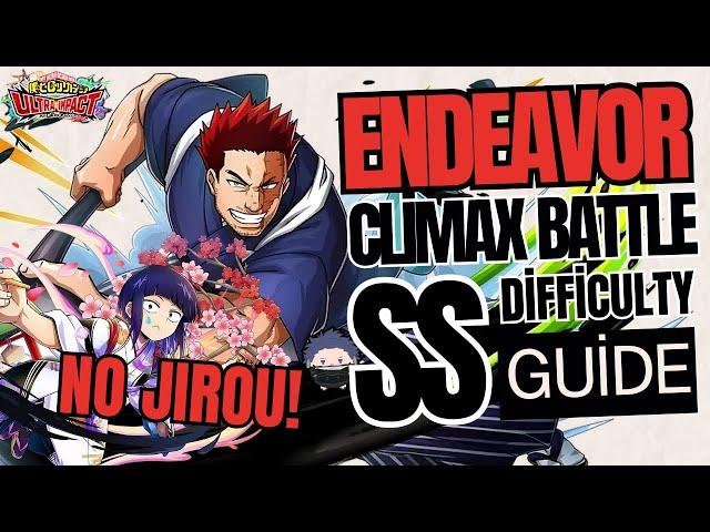 Endeavor Climax Battle SS Difficulty Guide | My Hero Ultra Impact