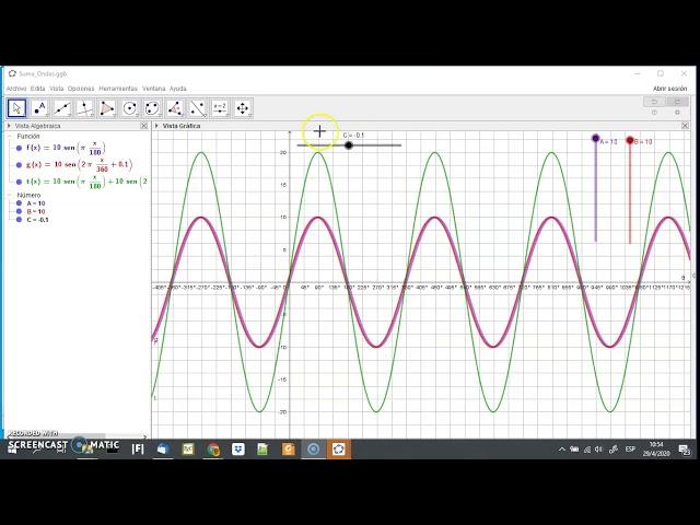 Acústica para Fonoaudiologos, interferencia y suma de ondas.