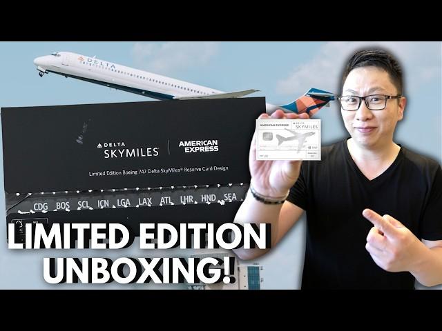 Amex Delta Reserve: Better Than the Amex Platinum?! Delta Reserve B747 Card Unboxing