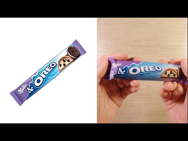 MILKA & OREO Milk Chocolate Bar Unboxing & Unwrapping