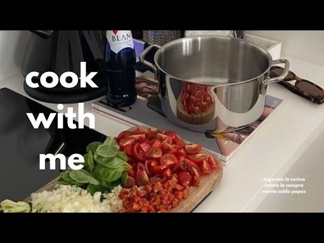 Dinner vlog | ORGANIZA y COCINA conmigo  *receta caldo de huevo CANARIO*  PRODUCTIVE & COZY