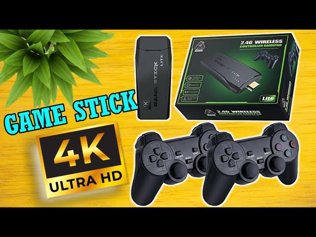 MINI CONSOLA RETRO 4K GAME STICK 10.226 JUEGOS UNBOXING Y  REVIEW.