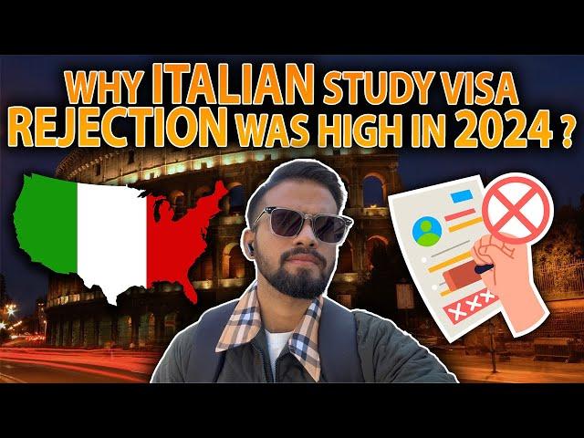 WHY ITALIANSTUDY VISA REJECTION WAS HIGH IN 2024?||MAIN REASONS|| #studyinitaly #italystudentvisa