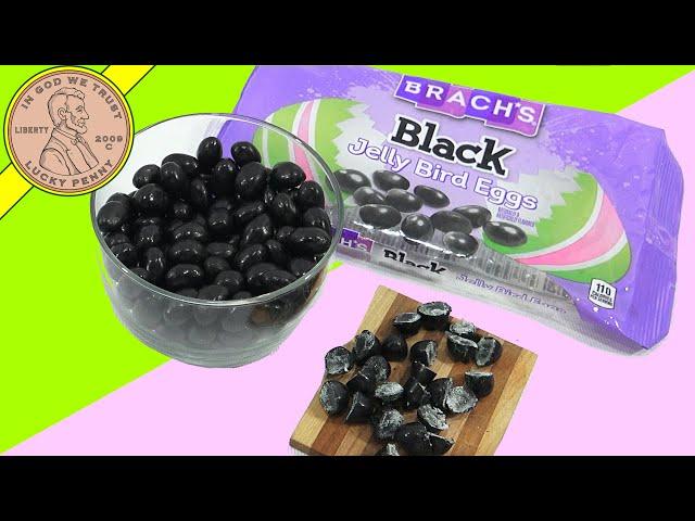 Brach's Black Jelly Beans Bird Eggs Licorice Candy Tasting Review