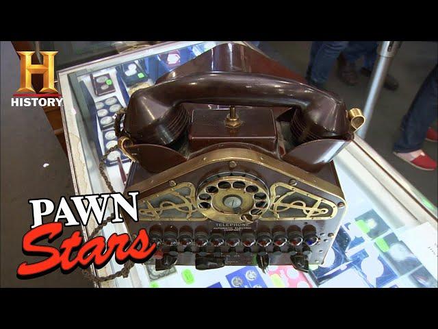 Pawn Stars: Old Man's TOUGH NEGOTIATION for a HISTORIC Navy Phone (Season 6) | History