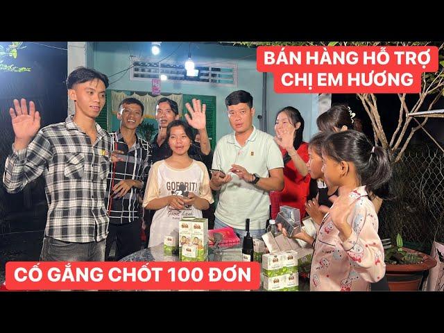 Khương Dừa chốt 100 đơn hàng hỗ trợ chị em Hương có tiền đi học?