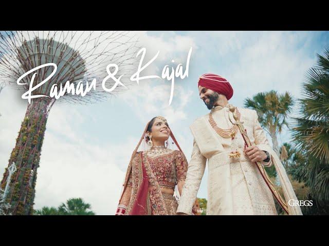 Ramandeep & Kajal's Grand Punjabi Wedding Highlights | Central Sikh Temple Singapore