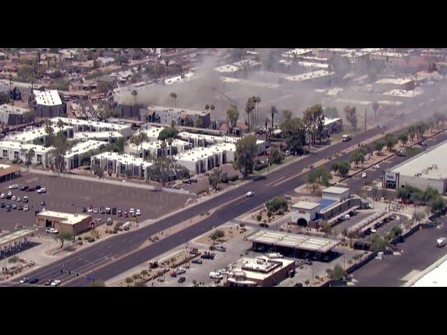 Apartment Fire in Mesa