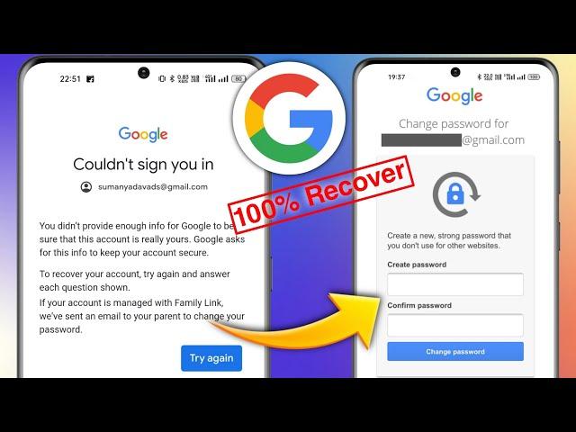 Couldn't Sign You In Gmail Problem | couldn't sign you in meaning in hindi