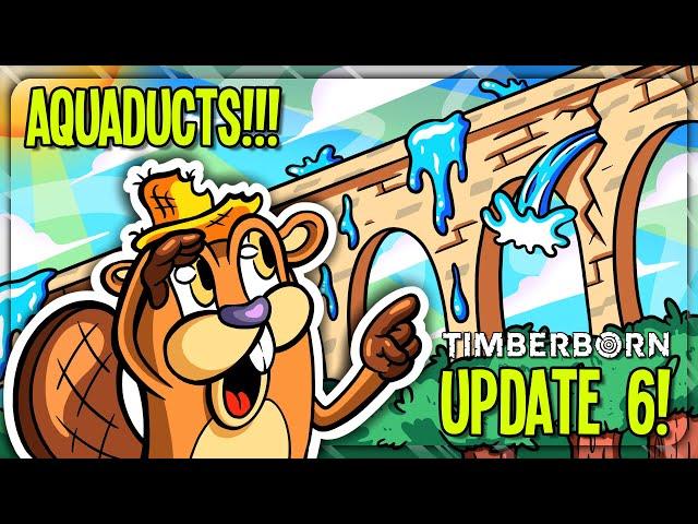 NEW Timberborn Update 6 Aquaducts, Sluices & Floating Builds!!