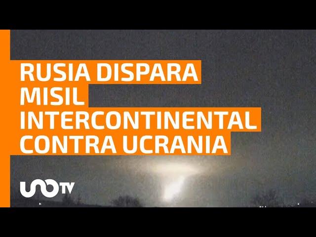 Rusia dispara por primera vez un misil intercontinental contra Ucrania