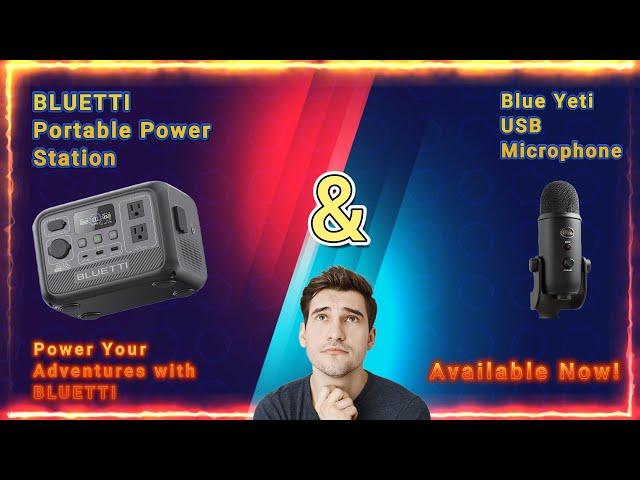 BLUETTI AC2A Portable Power Station & Blue Yeti USB Microphone Review